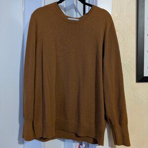 Everlane Cashmere sweater XXL in brass